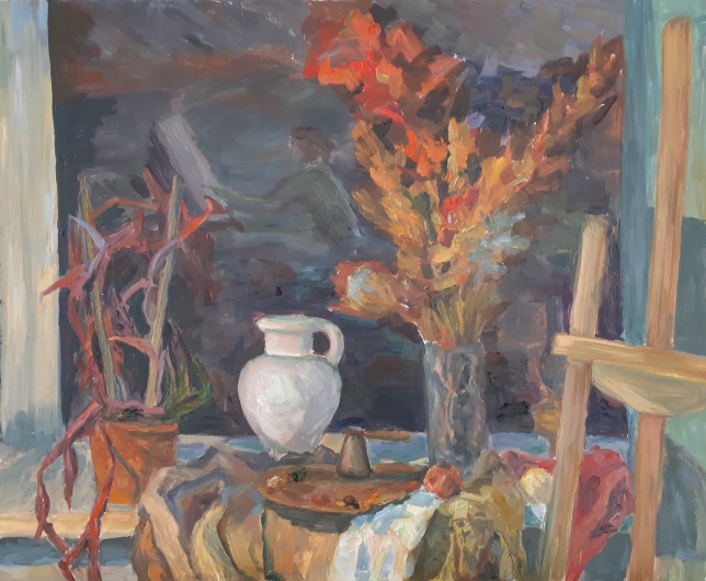Painting for sale online - Night Still life with white jug