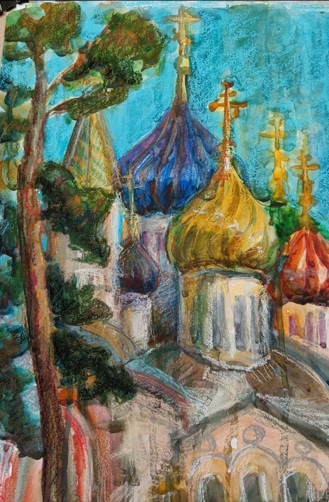 Painting for sale online - Domes