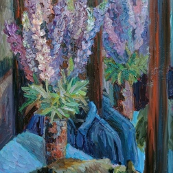 Painting for sale online - Lupine Dreams