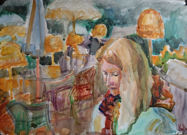 Painting for sale online - In the evening in the estates of Moscow