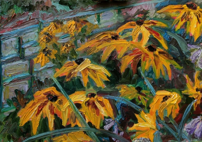 Painting for sale online - Yellow flowers