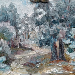 Painting for sale online - Winter morning