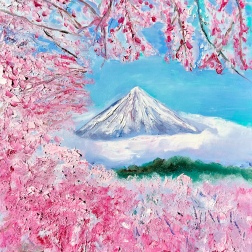 Painting for sale online - Spring in Japan