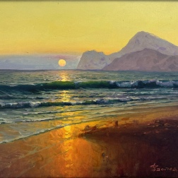 Painting for sale online - Evening in Koktebel
