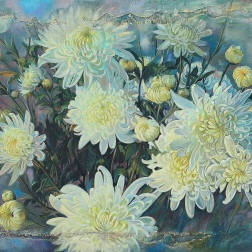 Painting for sale online - Chrysanthemums