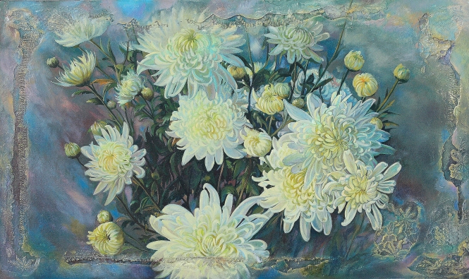 Painting for sale online - Chrysanthemums