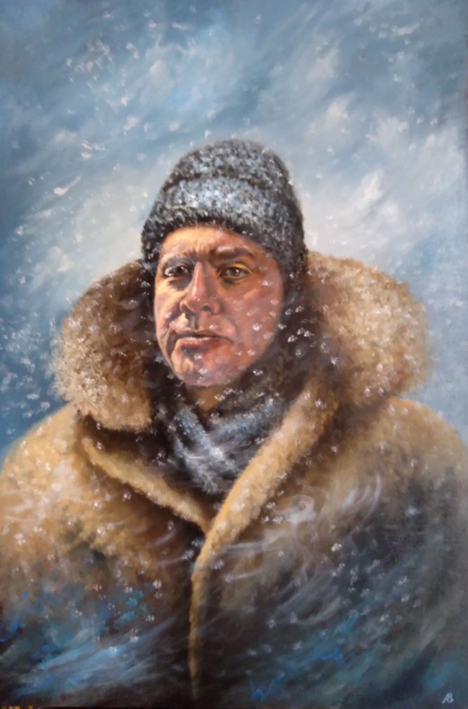 Painting for sale online - Снежный человек / The Snowy Man