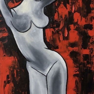 Painting for sale online - Naked girl