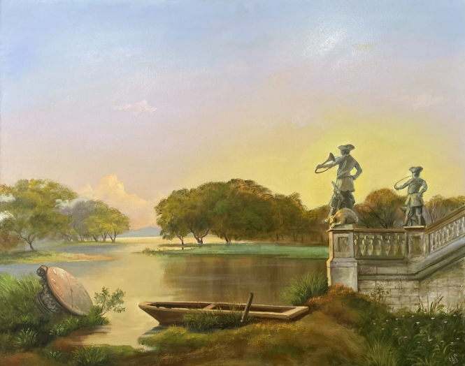 Painting for sale online - Italian morning