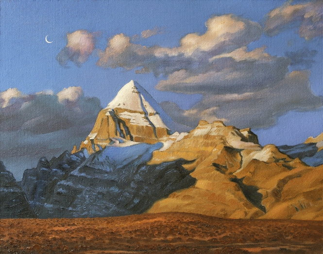 Painting for sale online - THE KING OF THE MOUNTAIN