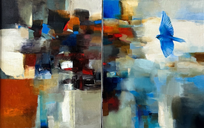 Painting for sale online - Blue Bird