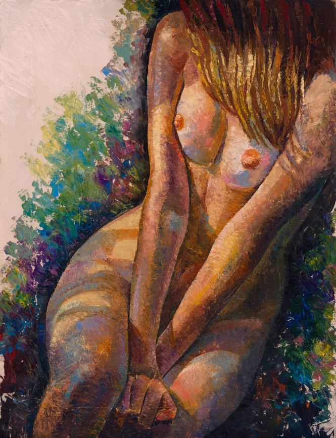 Painting for sale online - Nude girl, study