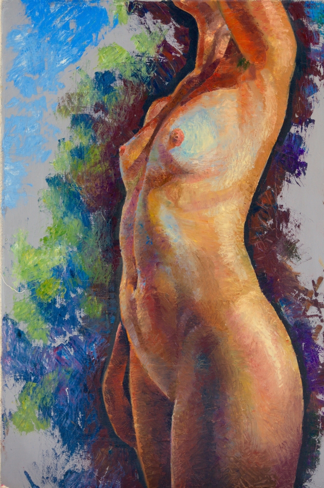 Painting for sale online - Nude girl, study