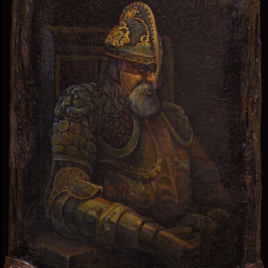 Painting for sale online - Old man in armour
