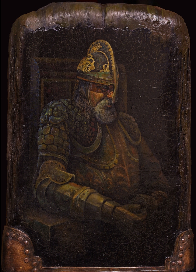 Painting for sale online - Old man in armour