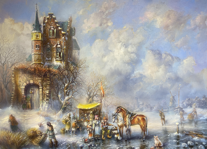 Painting for sale online - Dutch motives