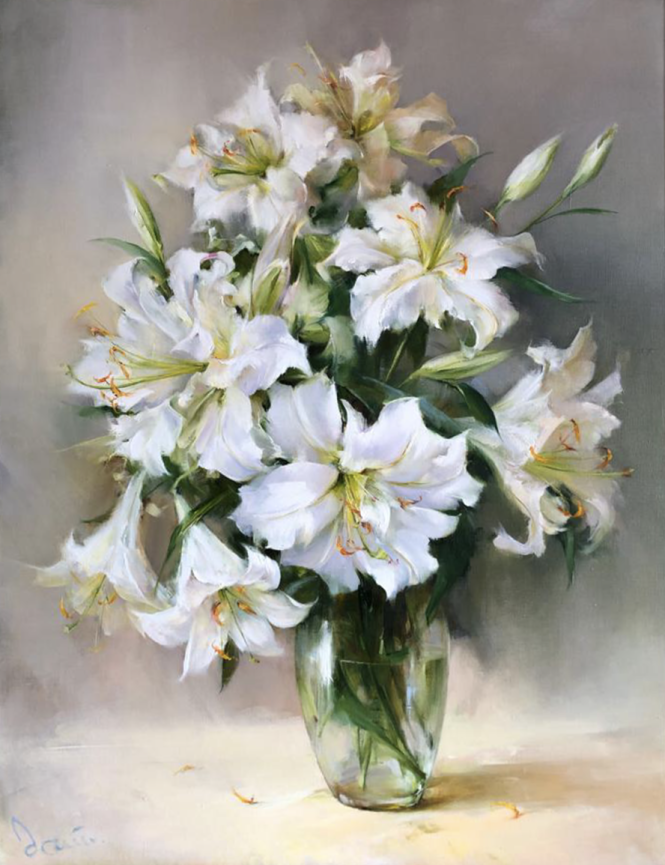 Painting for sale online - Lilies