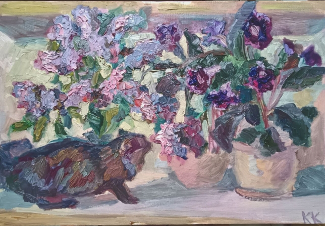 Painting for sale online - The smell of lilac