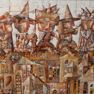 Painting for sale online - Musical town