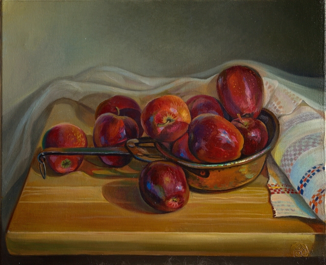 Painting for sale online - Red apples