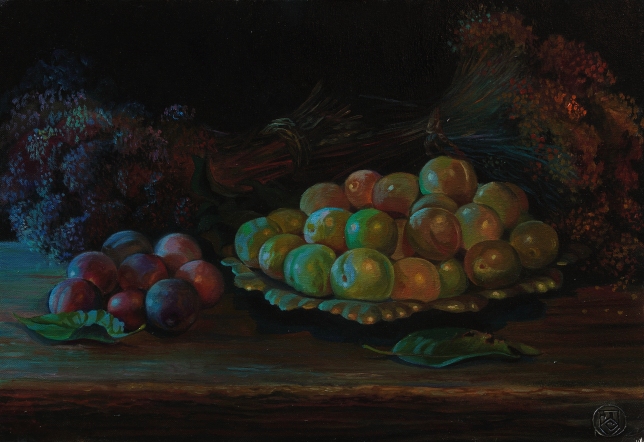 Painting for sale online - Plums
