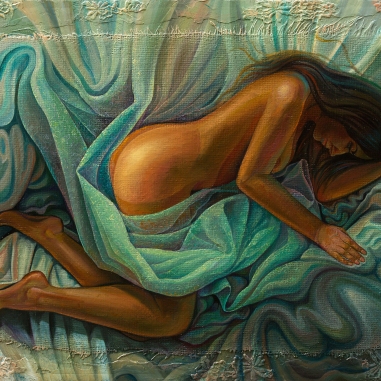 Painting for sale online - Sleeping Carina
