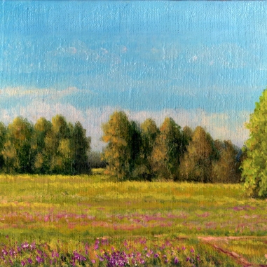 Painting for sale online - Among the Fields. July 3 