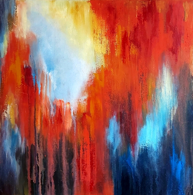 Painting for sale online - THE POWER OF THE RED DRAGON