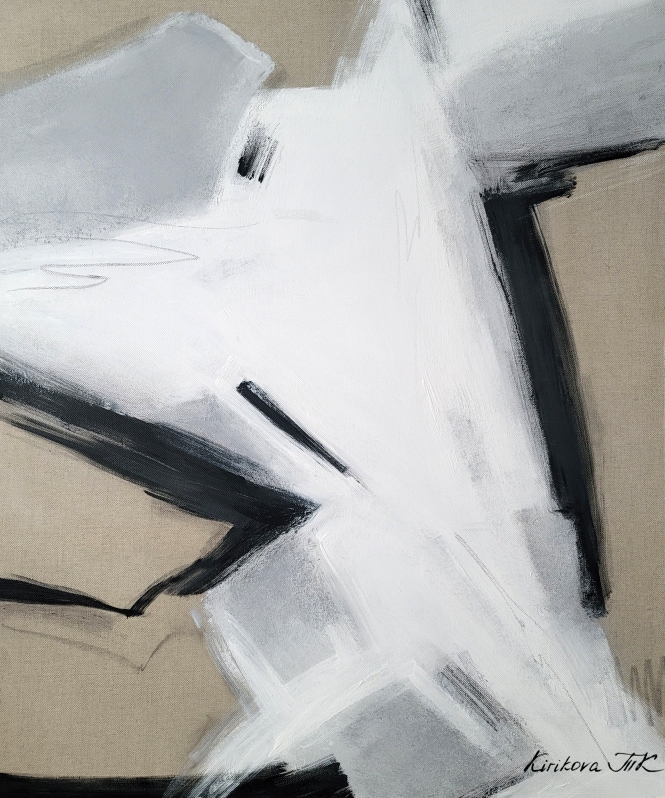 Painting for sale online - Black and Canvas. Shadows
