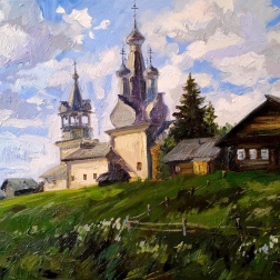 Painting for sale online - Sunny day in Kimzha