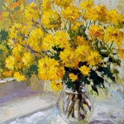 Painting for sale online - September Chrysanthemums