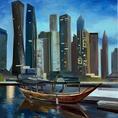 Painting for sale online - Its getting late.Dubai