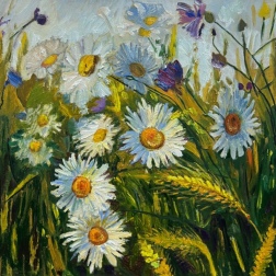 Painting for sale online - CHAMOMILE