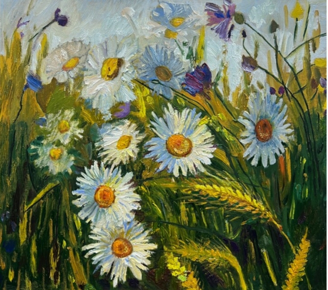 Painting for sale online - CHAMOMILE