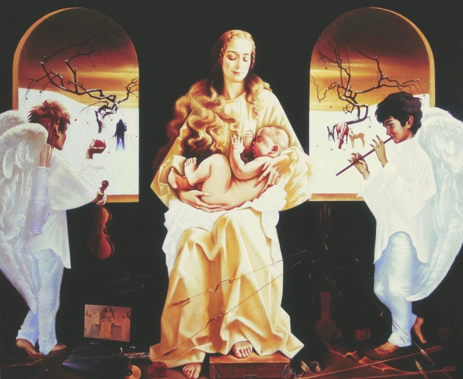Painting for sale online - Madonna.2000