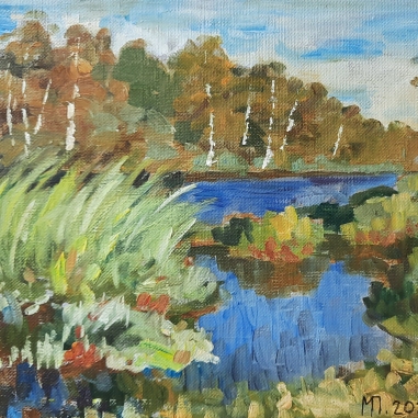Painting for sale online - Windy day