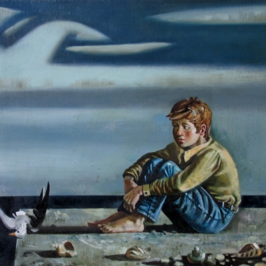 Painting for sale online - On the pier