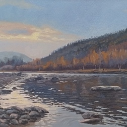 Painting for sale online - Autumn on Irkut
