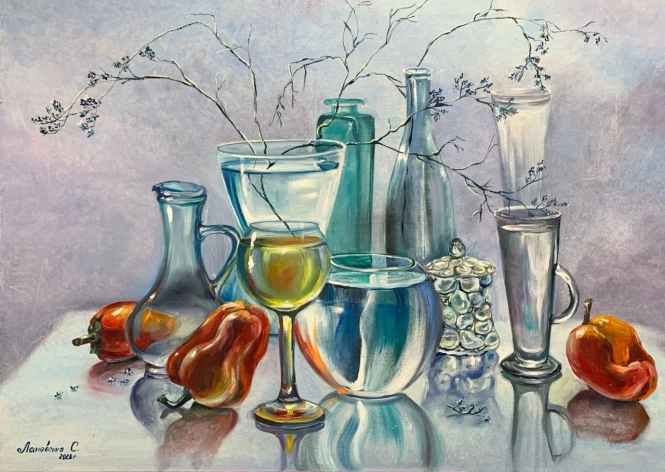 Painting for sale online - Glassware