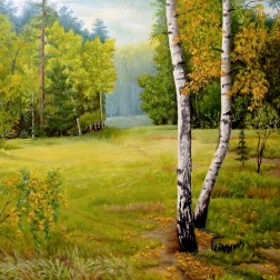 Painting for sale online - Forest glade