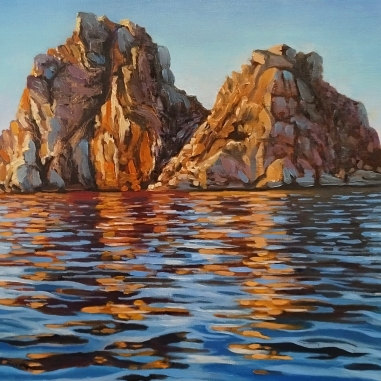 Painting for sale online - Olkhon Island on Lake Baikal