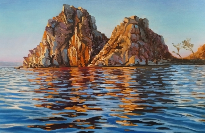 Painting for sale online - Olkhon Island on Lake Baikal