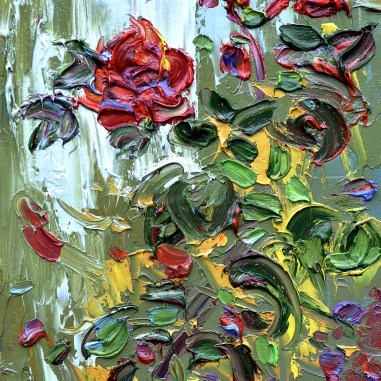 Painting for sale online - Red rose