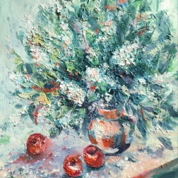 Painting for sale online - Bird cherry