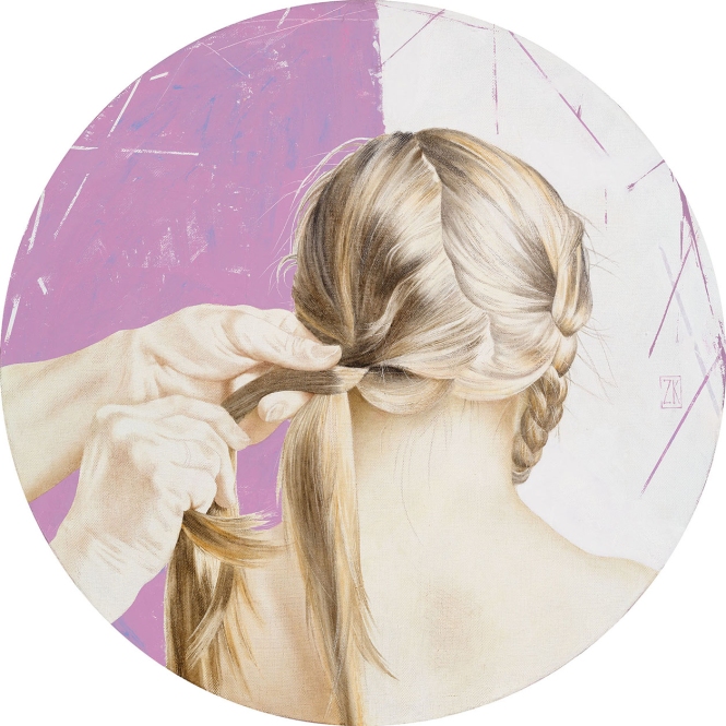 Painting for sale online - From the Braids series