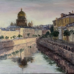 Painting for sale online - VIEW OF ST ISAAC'S CATHEDRAL