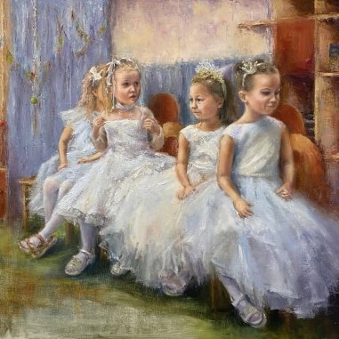 Painting for sale online - Snowflakes