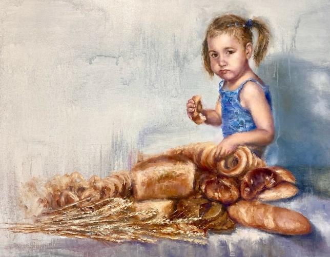 Painting for sale online - Bread Festival