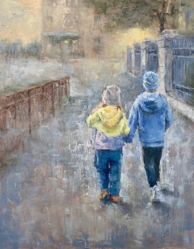 Painting for sale online - Walk
