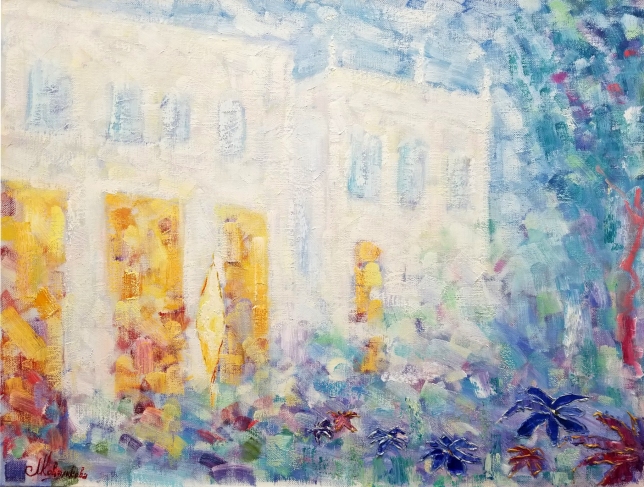 Painting for sale online - Summer Evening in Schloss